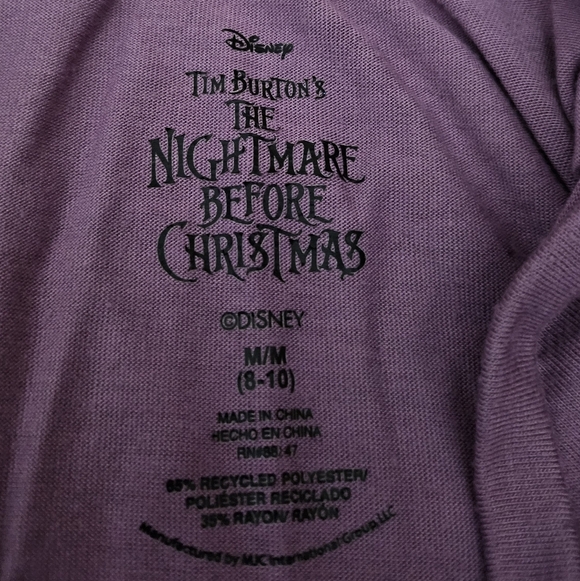 Disney Nightmare Before Christmas Matching Tank Top &  Shorts Pajamas Set - Picture 2 of 9